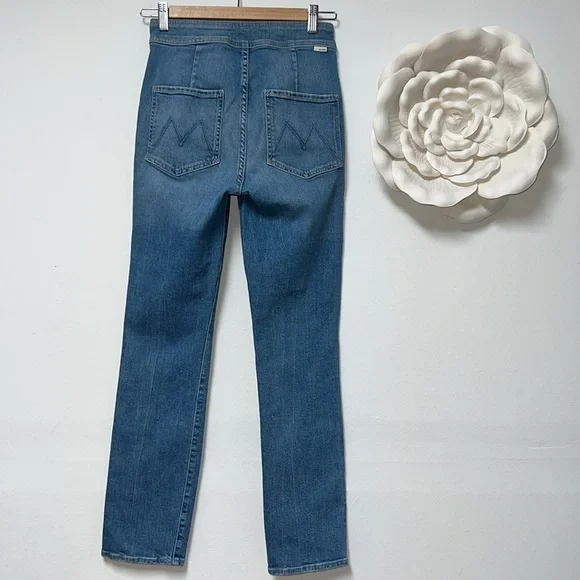 MOTHER Blue Skinny Jeans - Picture 3 of 9